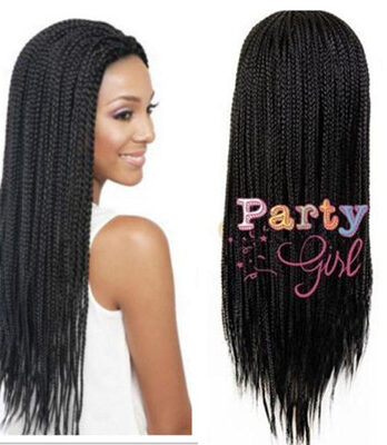 long black braided wigs