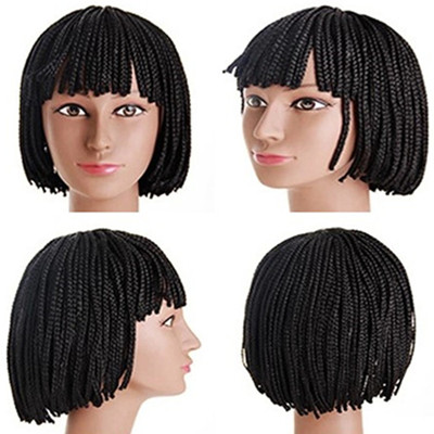 braids bob wigs for black women