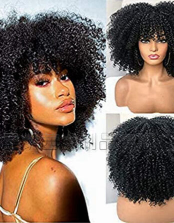 short kinky curly afro wigs for black women
