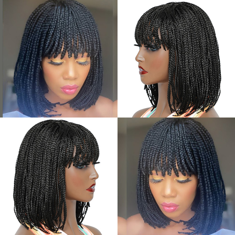 braided bob wigs for black women