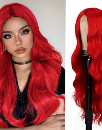 long curly red wigs
