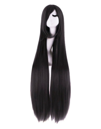 long straight black cosplay wigs